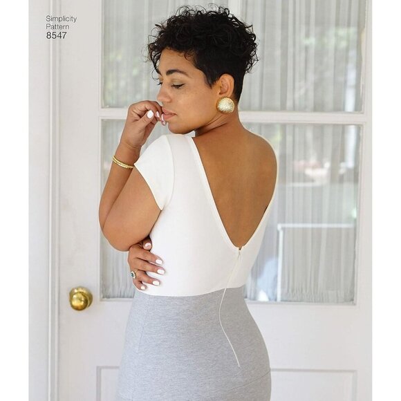 Simplicity D0885 / 8547 Misses/Miss Petite Knit Dress Pattern Size 8-16 MIMI G - Picture 8 of 8